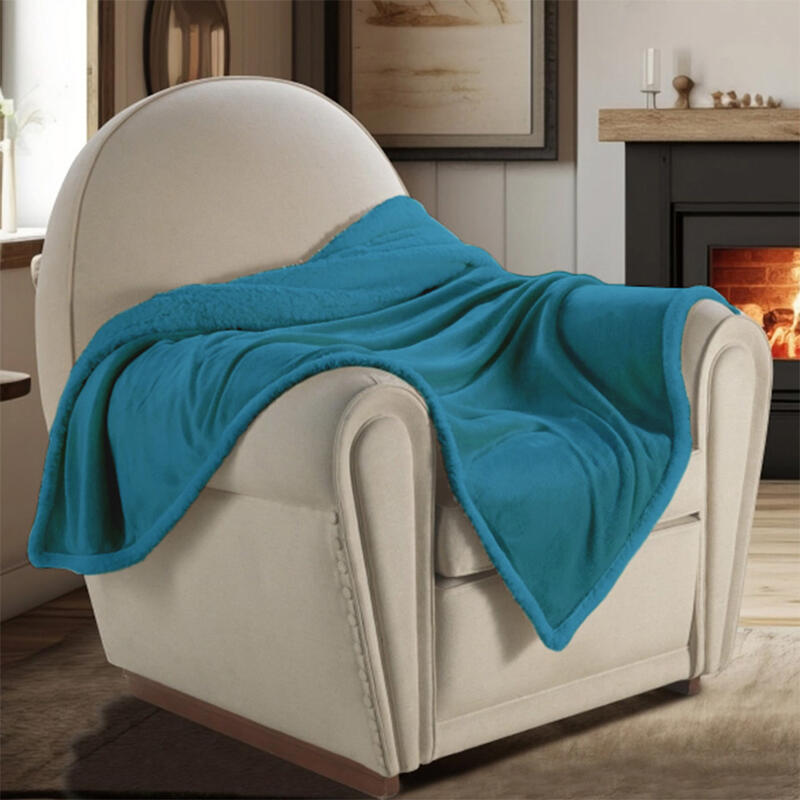 PLAID CORAL E SHERPA 120X160 BuyBuy24 Abbilgiamento e Biancheria