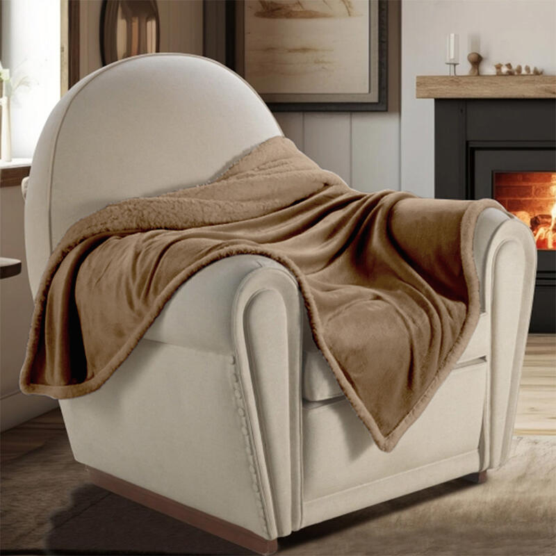 PLAID CORAL E SHERPA 120X160 BuyBuy24 Abbilgiamento e Biancheria