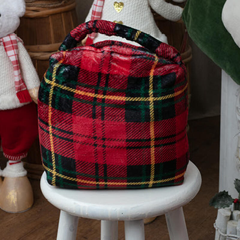 PLAID NATALIZIO CM 130X160 CON BORSETTA BuyBuy24 Abbilgiamento e Biancheria