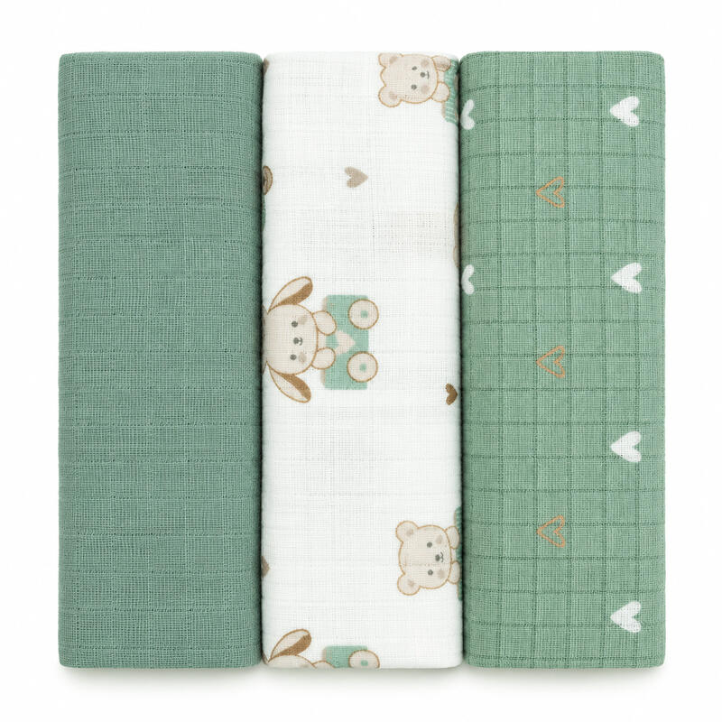 QUADRATO GARZA 75X75 CM IN SCATOLA DA 3 PZ BuyBuy24 Abbilgiamento e Biancheria