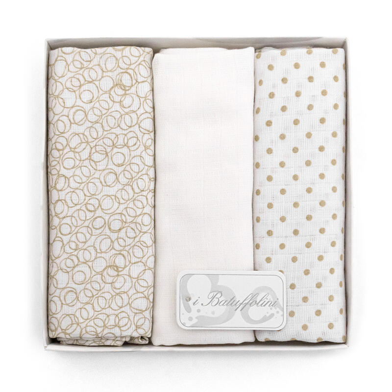 QUADRATO GARZA A 3 PEZZI BuyBuy24 Abbilgiamento e Biancheria