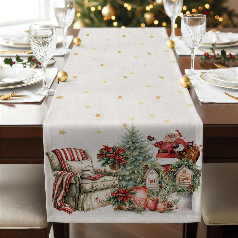 RUNNER NATALIZIO COTONE CM 45X140 BuyBuy24 Abbilgiamento e Biancheria