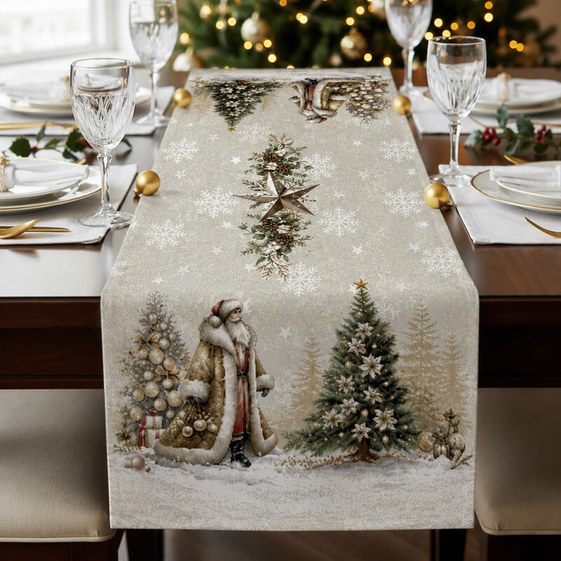 RUNNER TAVOLA NATALIZIO CM 45X140 BuyBuy24 Abbilgiamento e Biancheria