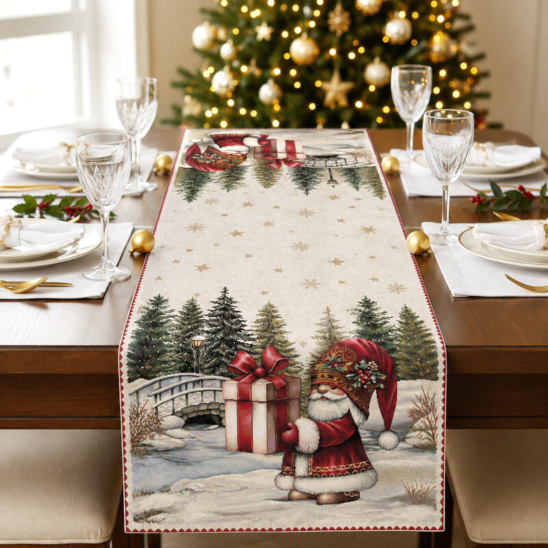 RUNNER TAVOLA NATALIZIO CM 45X140 BuyBuy24 Abbilgiamento e Biancheria