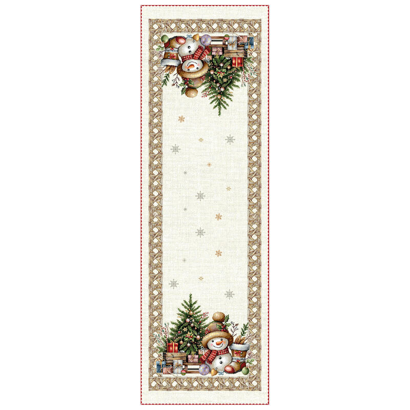 RUNNER TAVOLA NATALIZIO CM 45X140 BuyBuy24 Abbilgiamento e Biancheria