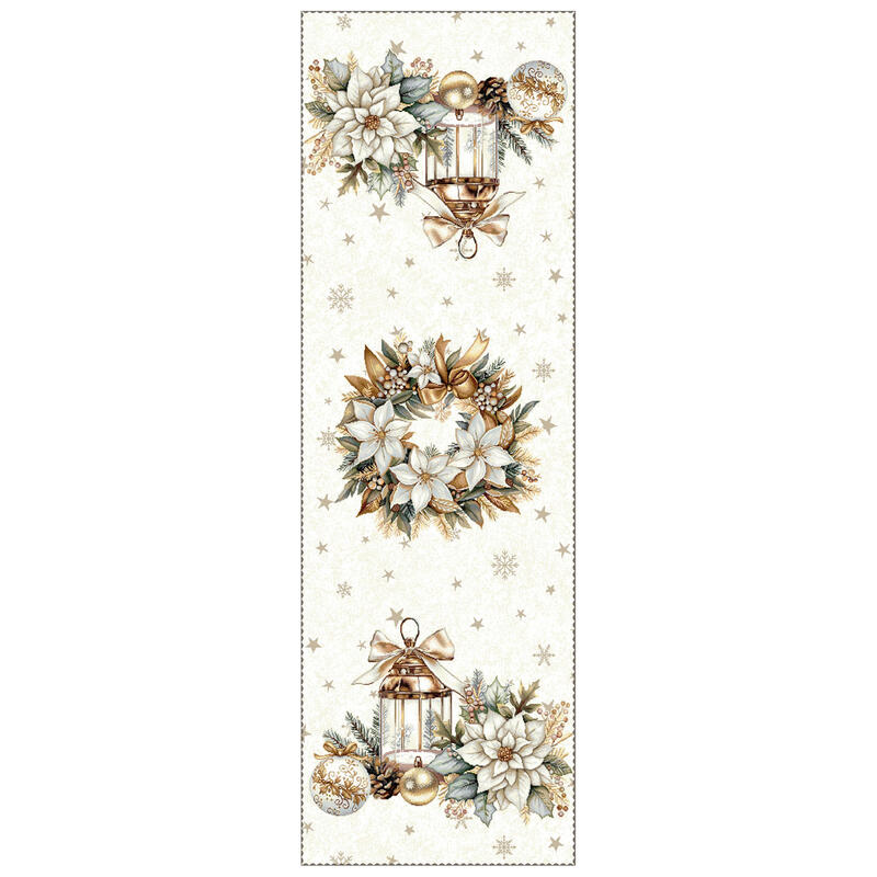 RUNNER TAVOLA NATALIZIO CM 45X140 BuyBuy24 Abbilgiamento e Biancheria