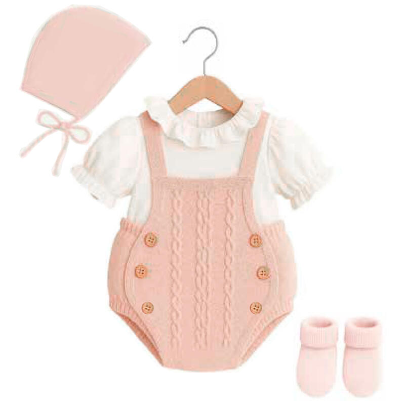 SALOPETTE SMACCHINATA IN FILO NEONATA BuyBuy24 Abbilgiamento e Biancheria