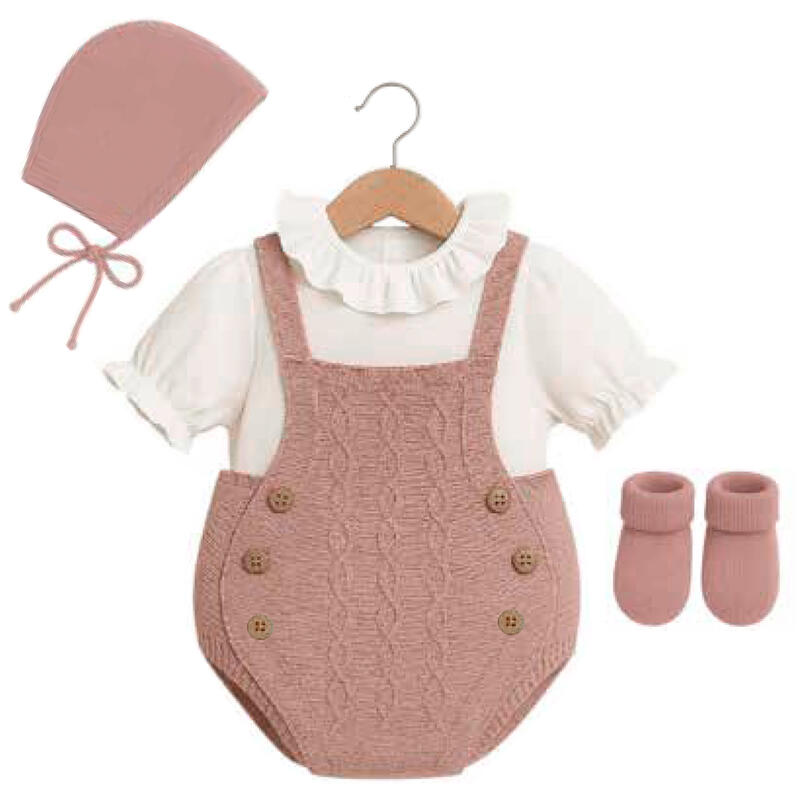 SALOPETTE SMACCHINATA IN FILO NEONATA BuyBuy24 Abbilgiamento e Biancheria