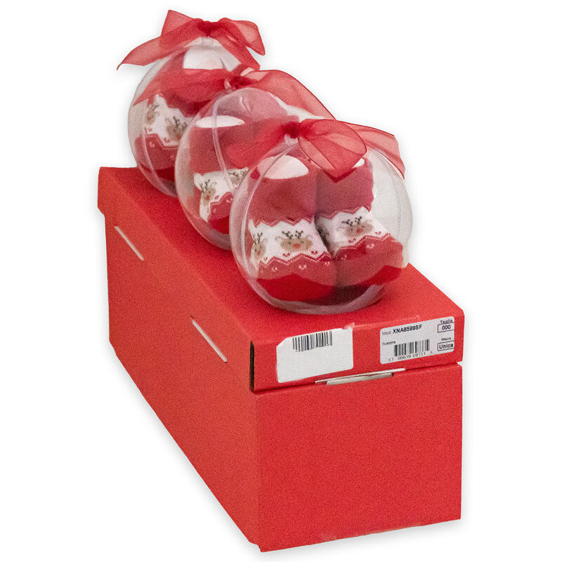 SCARPETTA NATALIZIA IN CALDO COTONE IN DISPLAY DA 3PZ  BuyBuy24 Abbilgiamento e Biancheria