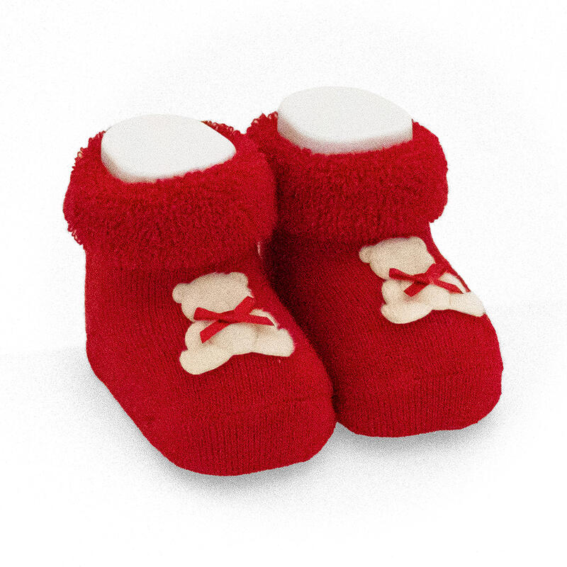 SCARPETTA NATALIZIA IN CALDO COTONE IN DISPLAY DA 3 PZ  BuyBuy24 Abbilgiamento e Biancheria