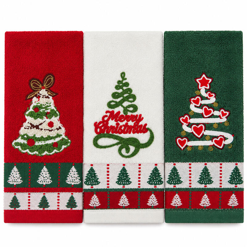 SET 3 STROFINACCI SPUGNA RICAMATI CM 50X80 BuyBuy24 Abbilgiamento e Biancheria