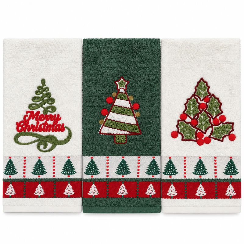 SET 3 STROFINACCI SPUGNA RICAMATI CM 50X80 BuyBuy24 Abbilgiamento e Biancheria
