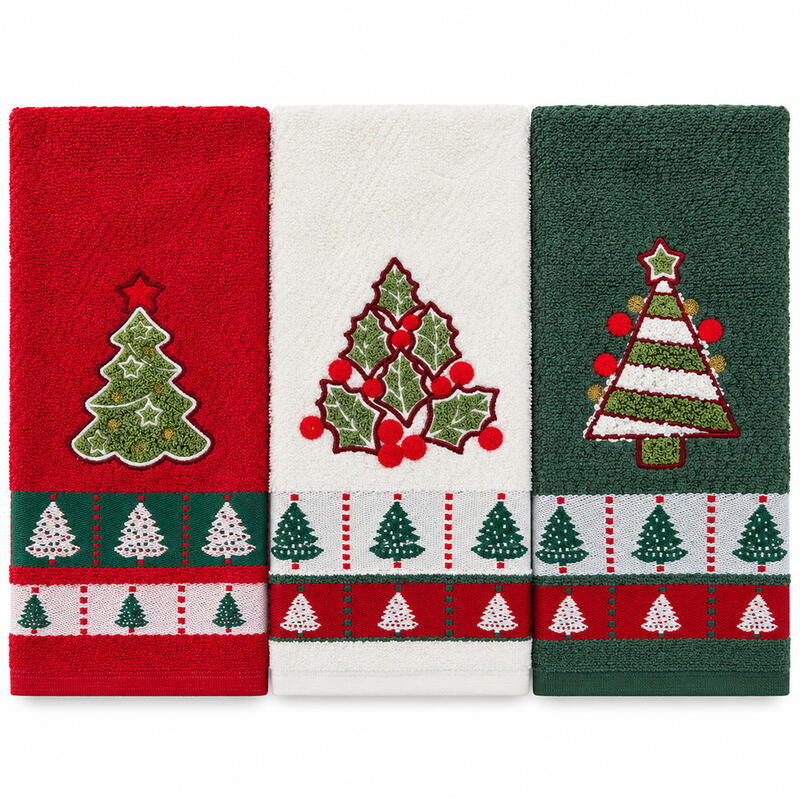 SET 3 STROFINACCI SPUGNA RICAMATI CM 50X80 BuyBuy24 Abbilgiamento e Biancheria