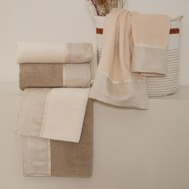 SET ASCIUGAMANI 3+3 IN SCATOLA SPUGNA 450 GRAMMI MQ BuyBuy24 Abbilgiamento e Biancheria