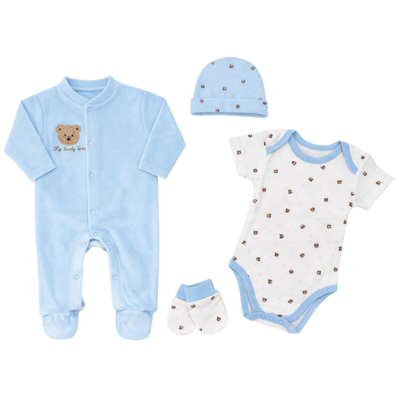 SET CORREDINO PRIMA NASCITA 4 PEZZI BuyBuy24 Abbilgiamento e Biancheria