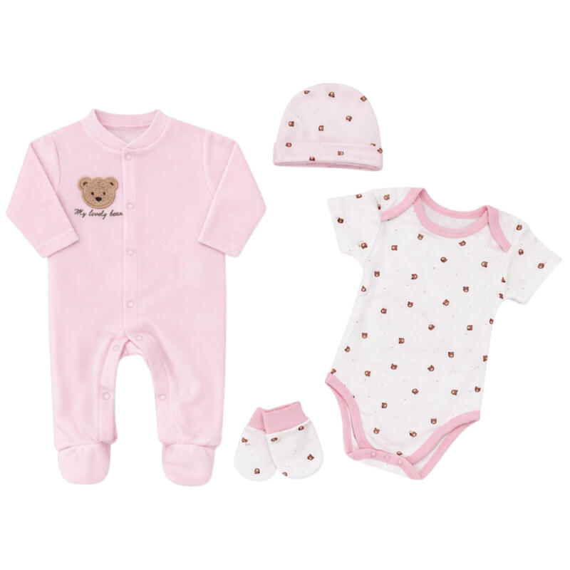 SET CORREDINO PRIMA NASCITA 4 PEZZI BuyBuy24 Abbilgiamento e Biancheria
