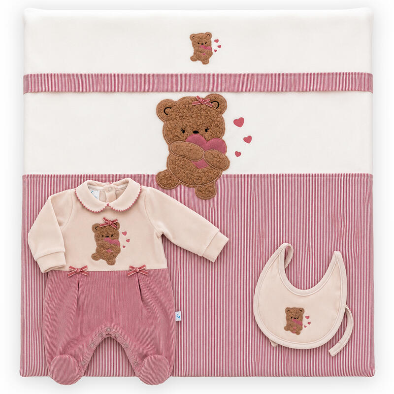 SET CORREDINO PRIMA NASCITA INVERNALE 7 PEZZI BuyBuy24 Abbilgiamento e Biancheria