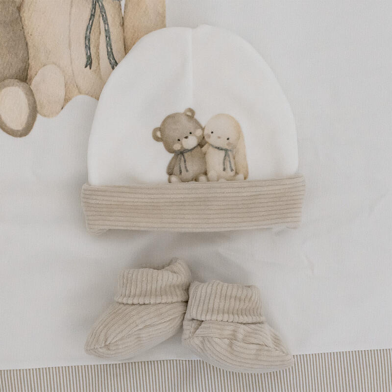 SET CORREDINO PRIMA NASCITA INVERNALE 9 PEZZI BuyBuy24 Abbilgiamento e Biancheria