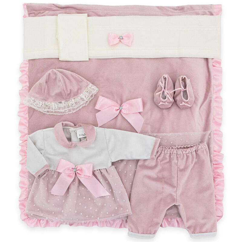 SET CORREDINO PRIMA NASCITA INVERNALE VELLUTO BuyBuy24 Abbilgiamento e Biancheria