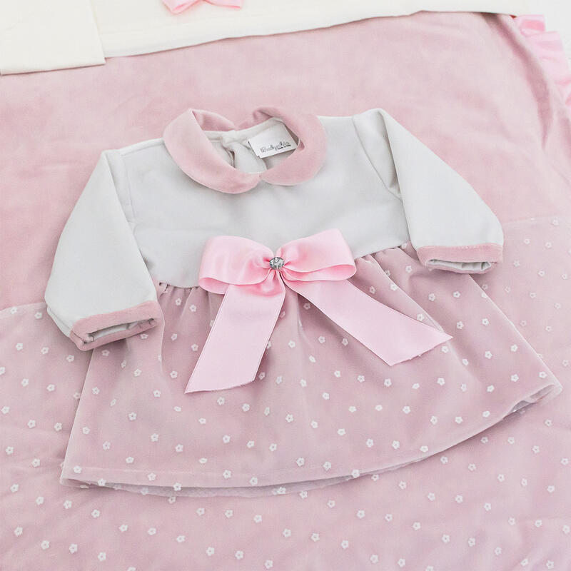 SET CORREDINO PRIMA NASCITA INVERNALE VELLUTO BuyBuy24 Abbilgiamento e Biancheria