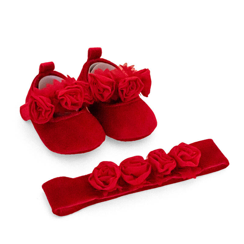 SET REGALO NATALIZIO CON SCARPETTA+FASCETTA  BuyBuy24 Abbilgiamento e Biancheria