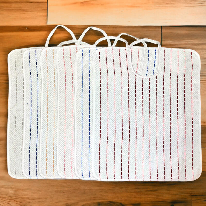 SET6 BAVAGLIONI SPUGNA ADULTI CM 50X60 CM BuyBuy24 Abbilgiamento e Biancheria