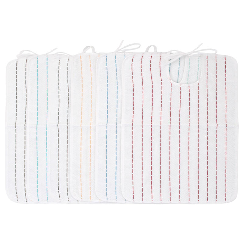 SET6 BAVAGLIONI SPUGNA ADULTI RETRO PVC CN LACCETTI CM 50X70 BuyBuy24 Abbilgiamento e Biancheria