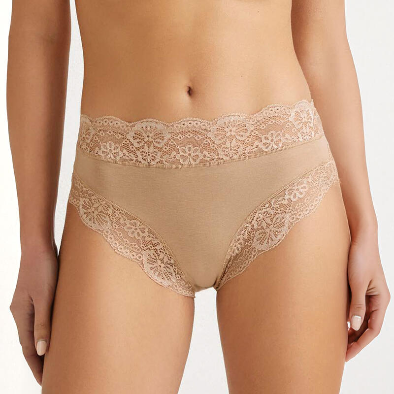 SLIP DONNA PIZZO ASSORTIMENTO COLORI NATURALI BuyBuy24 Abbilgiamento e Biancheria