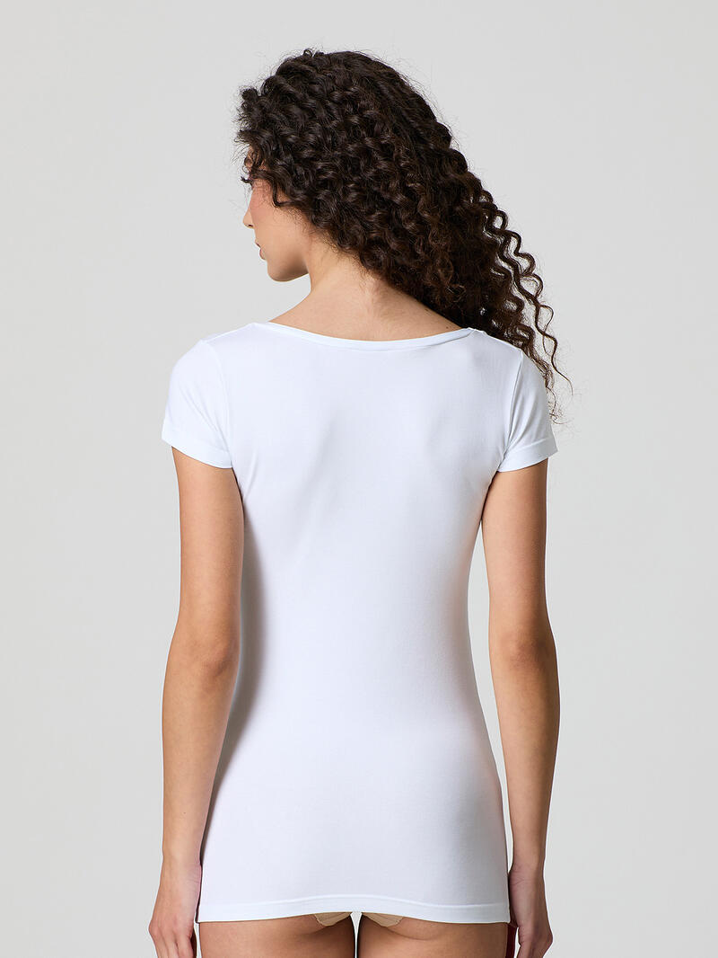 T-SHIRT MEZZA MANICA COTONE ELASTICIZZATO BuyBuy24 Abbilgiamento e Biancheria