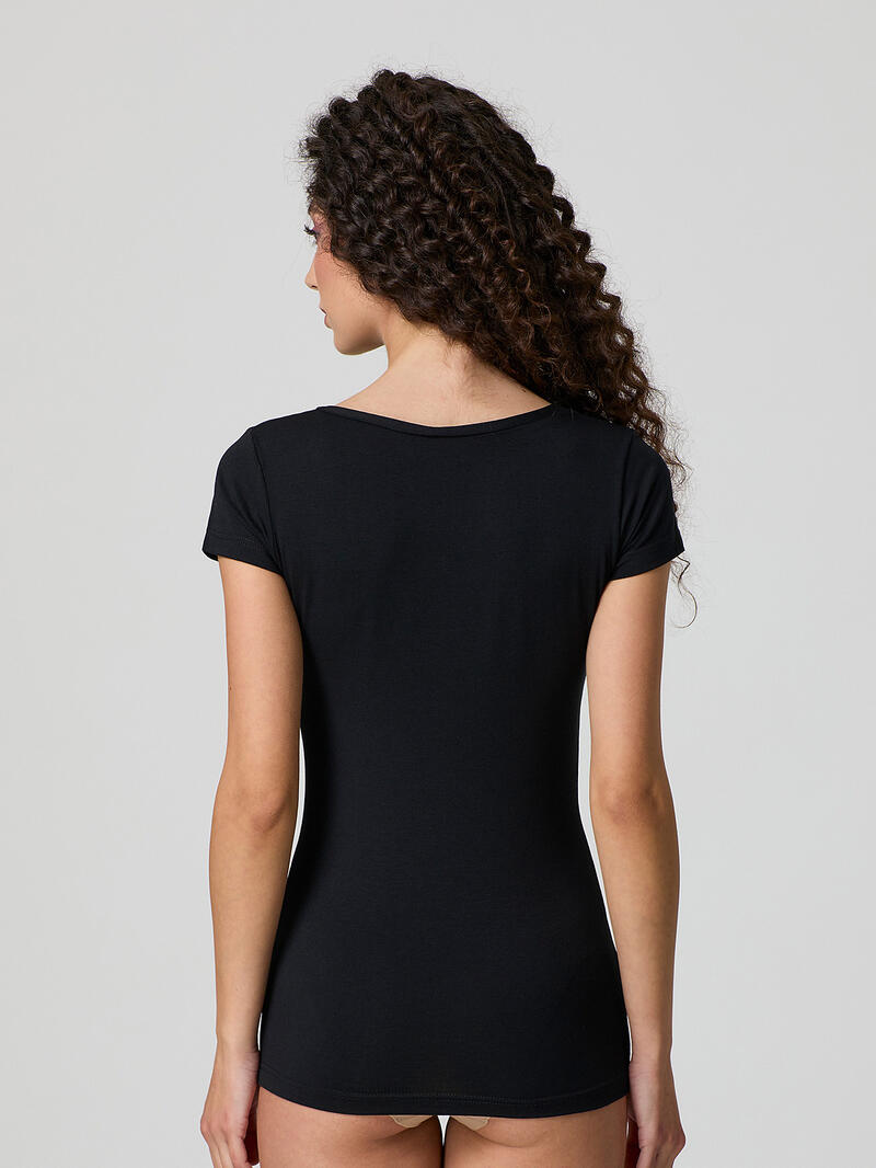 T-SHIRT MEZZA MANICA COTONE ELASTICIZZATO BuyBuy24 Abbilgiamento e Biancheria