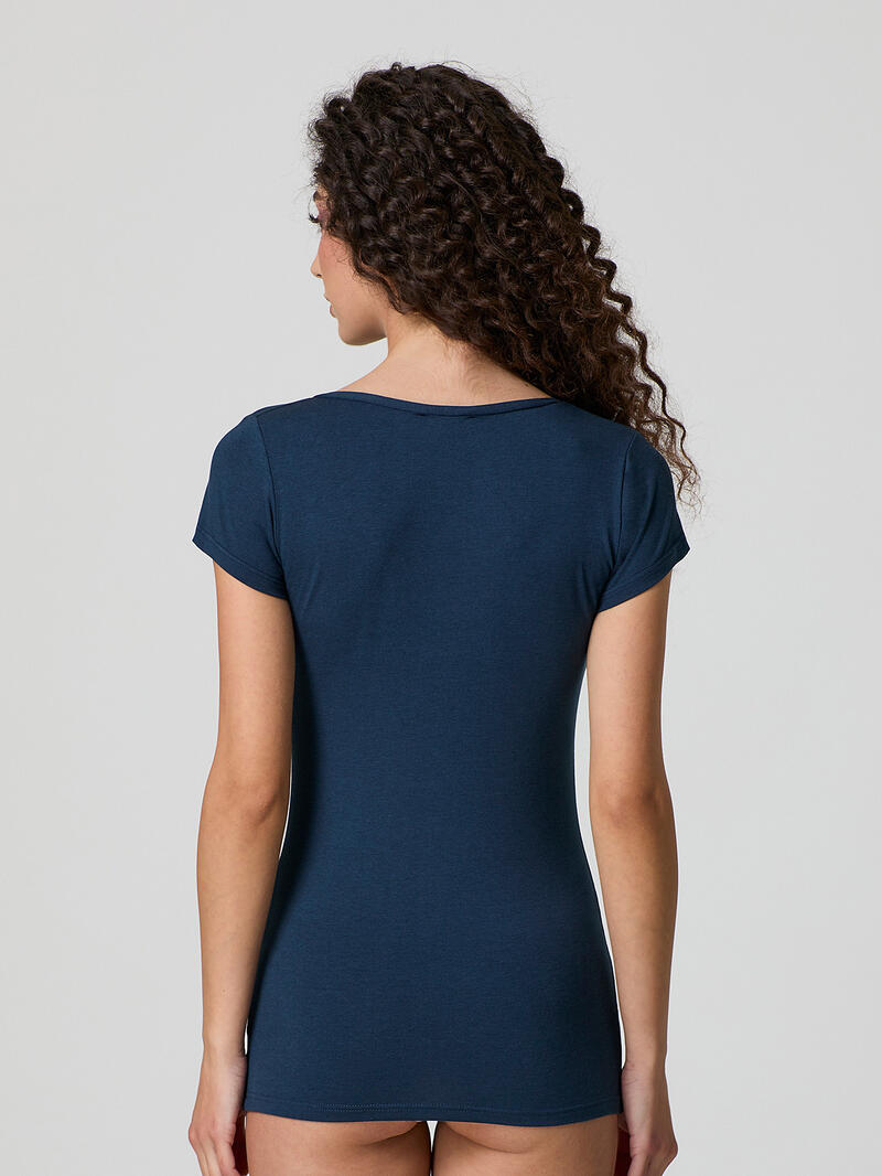 T-SHIRT MEZZA MANICA COTONE ELASTICIZZATO BuyBuy24 Abbilgiamento e Biancheria