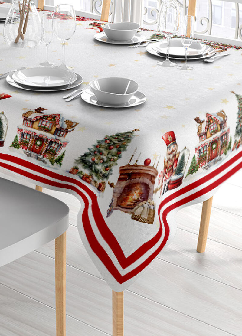 TOVAGLIA ANTIMACCHIA X 6 NATALIZIA CM 140X180 BuyBuy24 Abbilgiamento e Biancheria