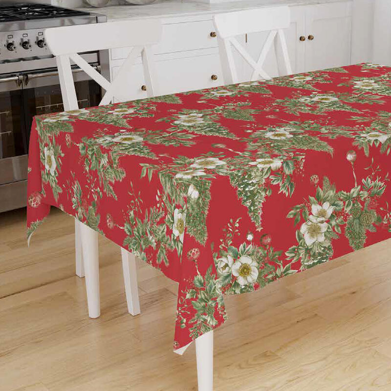 TOVAGLIA NATALIZIA X6 ANTIMACCHIA CM 140X180  BuyBuy24 Abbilgiamento e Biancheria