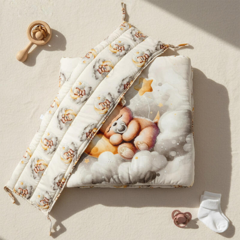 TRAPUNTA STAMPATA LETTINO CON PARACOLPI MISURA 110X140 CM BuyBuy24 Abbilgiamento e Biancheria
