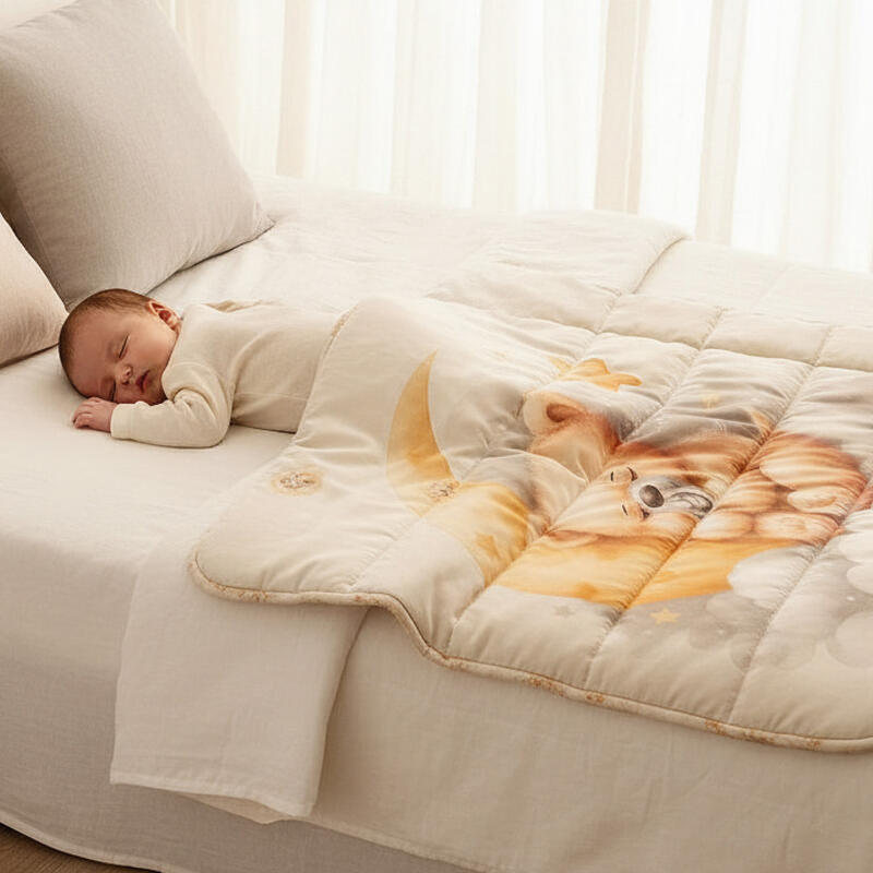 TRAPUNTA STAMPATA LETTINO CON PARACOLPI MISURA 110X140 CM BuyBuy24 Abbilgiamento e Biancheria