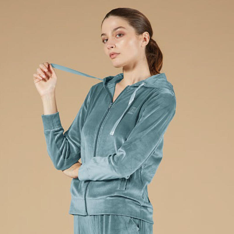 TUTA DONNA CINIGLIA 260 GRAMMI MQ CON CAPPUCCIO BuyBuy24 Abbilgiamento e Biancheria
