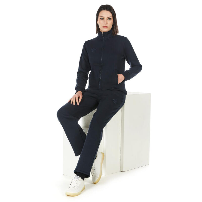 TUTA DONNA FELPA GARZATA FULL ZIP BuyBuy24 Abbilgiamento e Biancheria