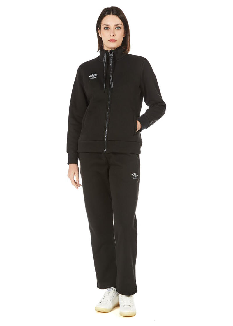 TUTA DONNA FELPA GARZATA FULL ZIP BuyBuy24 Abbilgiamento e Biancheria