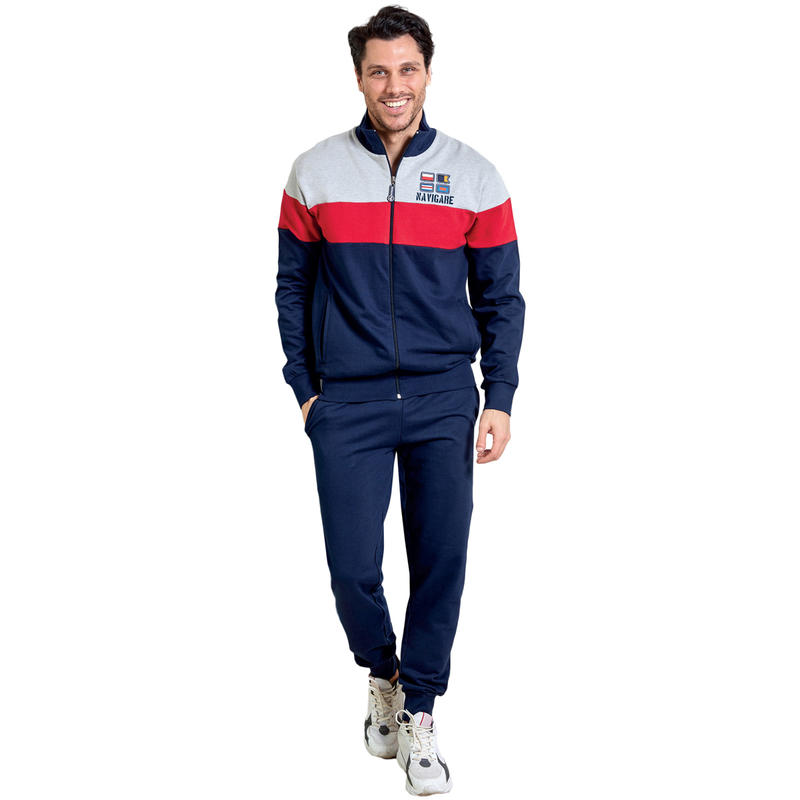 NAVIGARE Tuta Uomo Felpa Garzata Aperta Calibrata | BuyBuy24 Abbigliamento  per Famiglie