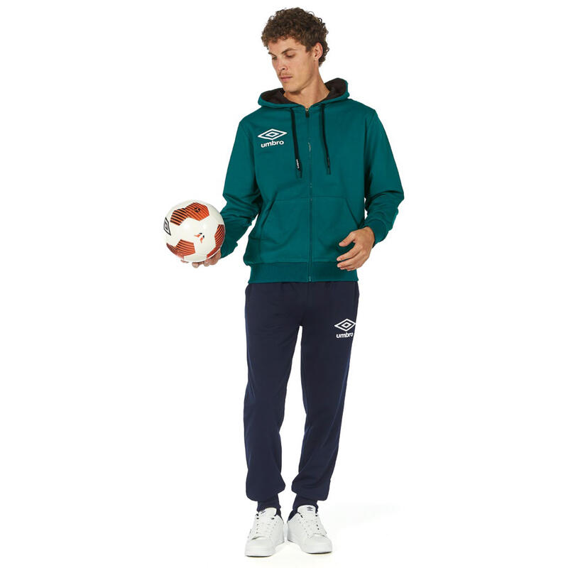 TUTA UOMO FELPA NON GARZATA APERTA CON CAPPUCCIO BuyBuy24 Abbilgiamento e Biancheria