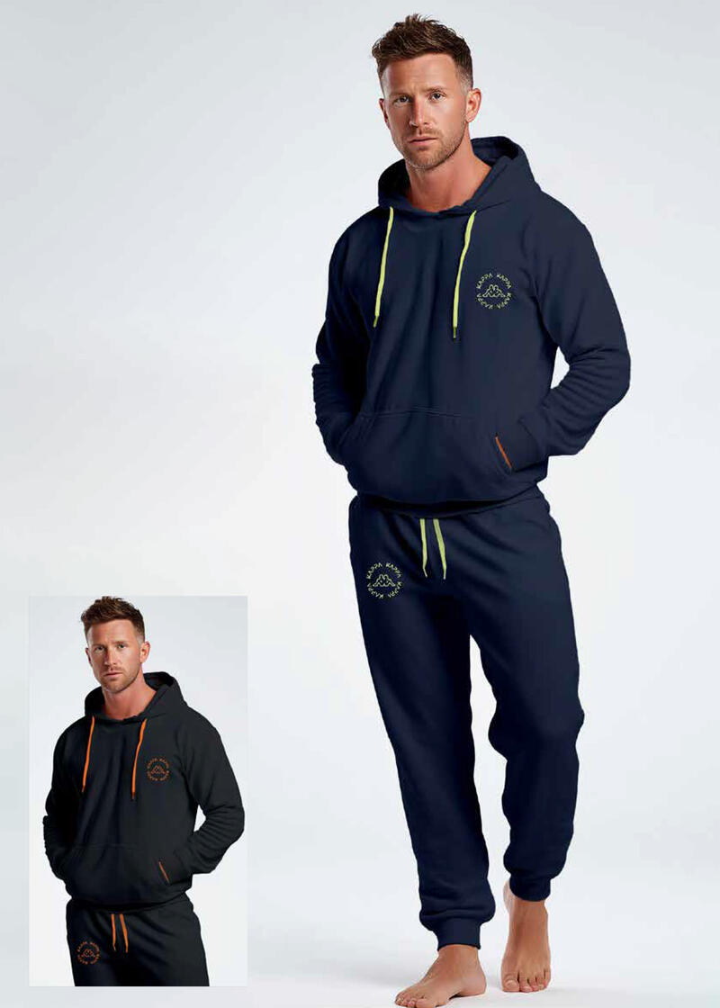 TUTA UOMO FELPA NON GARZATA CON CAPPUCCIO BuyBuy24 Abbilgiamento e Biancheria