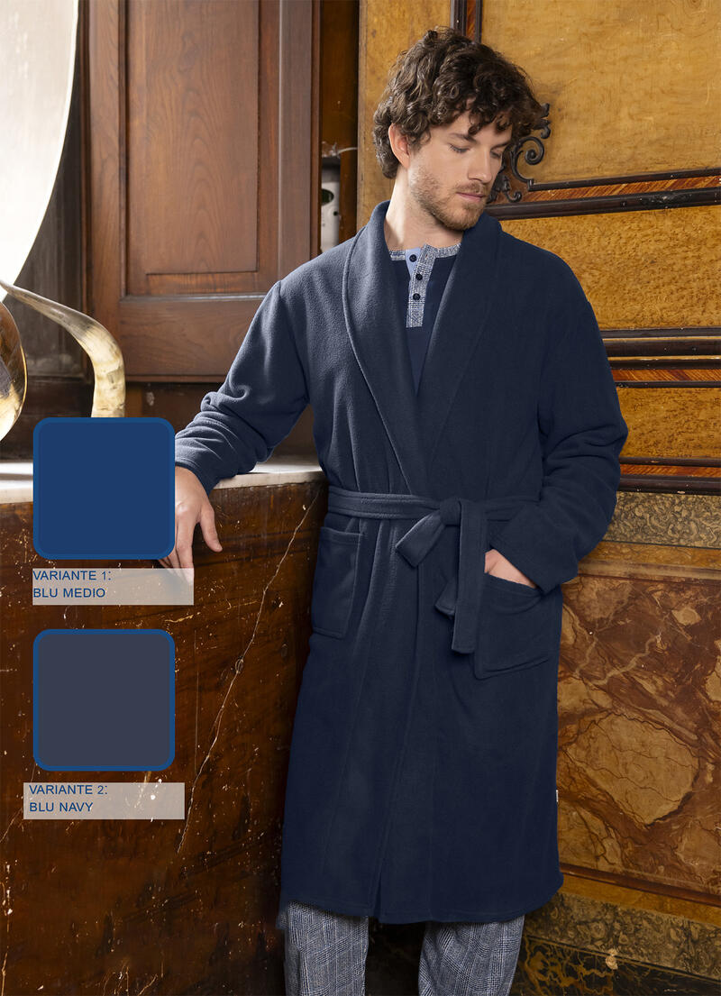 VESTAGLIA UOMO PILE BuyBuy24 Abbilgiamento e Biancheria